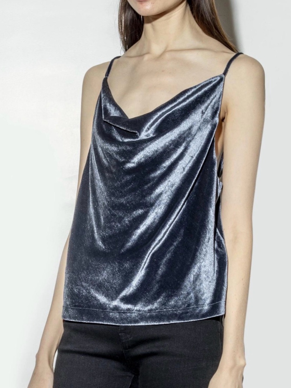 OAK Velvet Cowl Neck Camisole